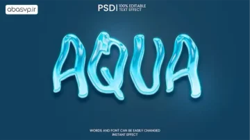 فونت انگلیسی Aqua