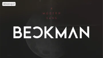 دانلود فونت انگلیسی Beckman