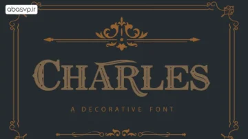 دانلود فونت کلاسیک Charles An Elegant