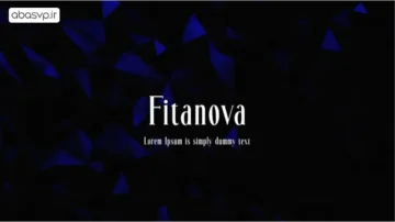 دانلود فونت انگلیسی Fitanova