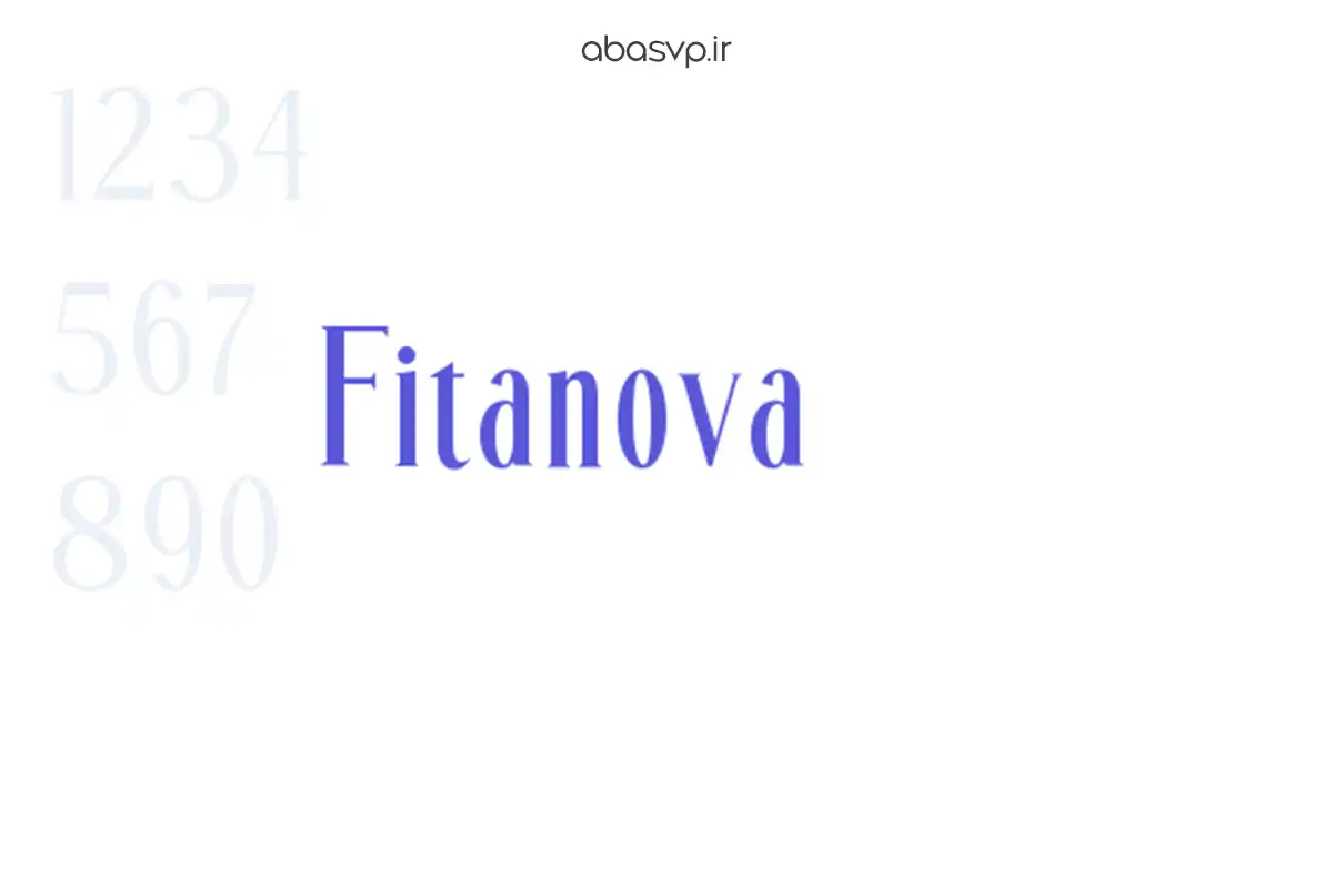 دانلود فونت انگلیسی Fitanova