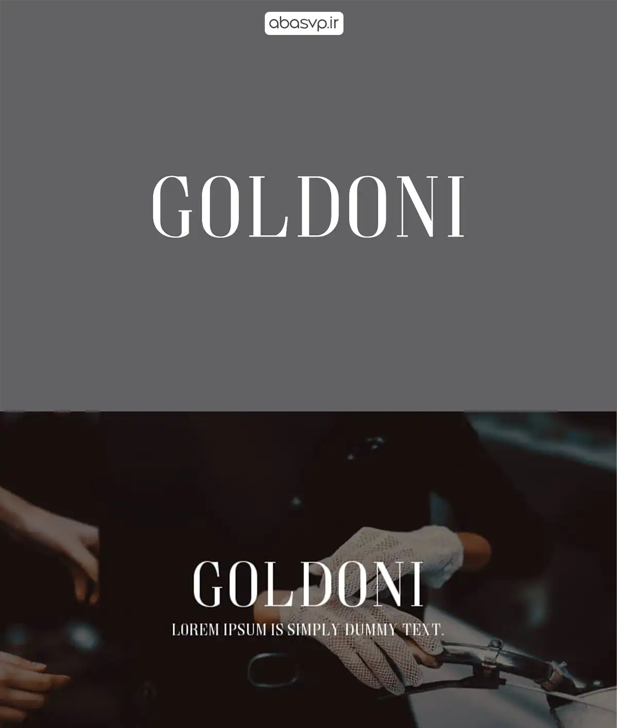 دانلود فونت کلاسیک Goldoni