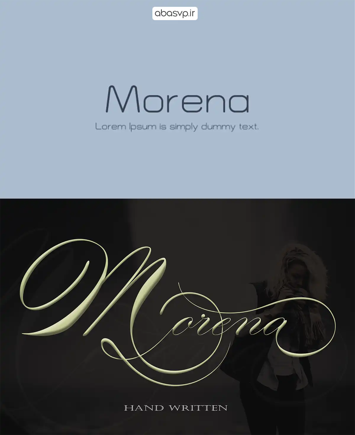 فونت انگلیسی Morena