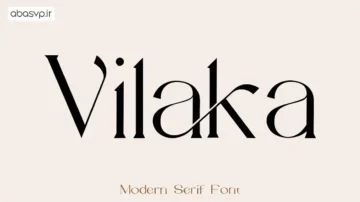 فونت انگلیسی Vilaka