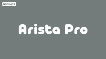 فونت انگلیسی Arista Pro