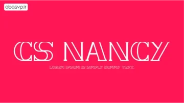 فونت انگلیسی گرافیکی Cs Nancy