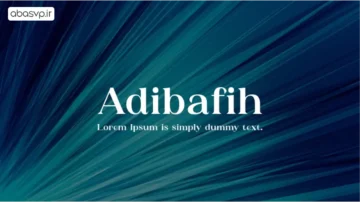 دانلود فونت Adibafih