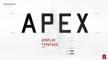 دانلود فونت گرافیکی Apex Legends