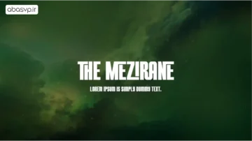 فونت گرافیکی The Mezirane