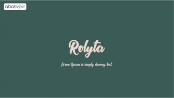 دانلود فونت Rolyta