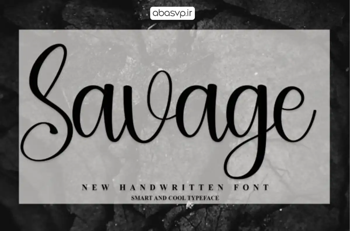 دانلود فونت انگلیسی گرافیکی Sawage