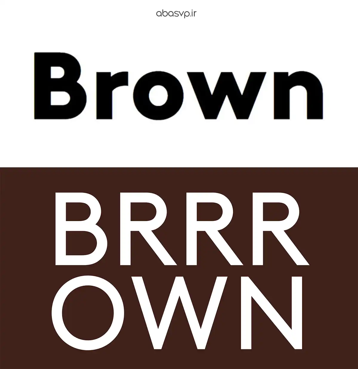 دانلود فونت گرافیکی The Brown