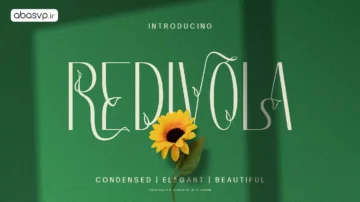 فونت انگلیسی redivola font