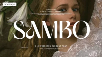 فونت انگلیسی sambo modern elegant serif