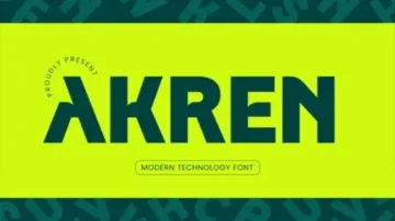 فونت انگلیسی آرکن Arken