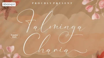 دانلود فونت انگلیسی تحریری Falminga Charia