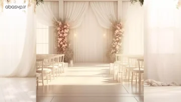 بکگراند Floral Wedding Studio