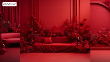 بکگراند Scarlet Blossom Room