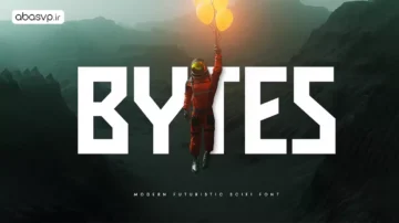 دانلود فونت انگلیسی bytes font