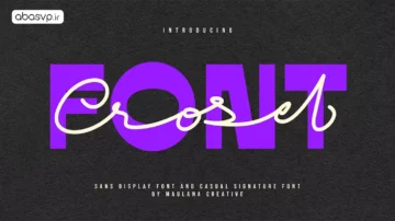 دانلود فونت انگلیسی crosel font