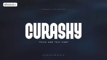 فونت انگلیسی Curashy Font