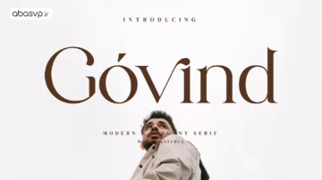 فونت انگلیسی govind
