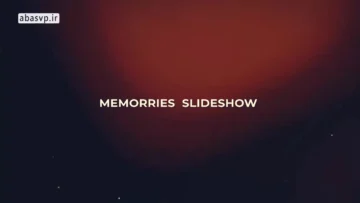 پروژه اماده افتر افکت memories slideshow