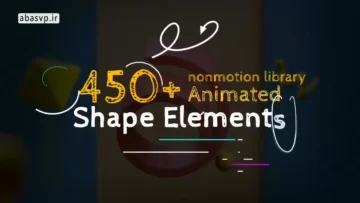 پروژه افتر افکت shape elements