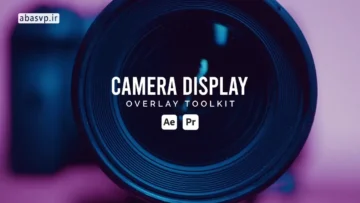 پروژه افتر افکت camera display