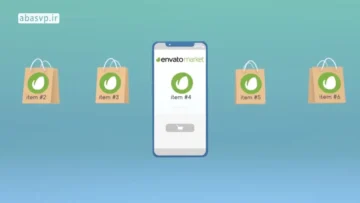 پروژه اماده افتر افکت online store and delivery