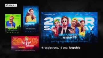 پروژه اماده افتر افکت Instagram Club Flyer