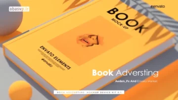 پروژه اماده افتر افکت Book Advertising Mockup Ver