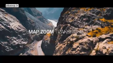 پروژه اماده افتر افکت Map Zoom Transitions