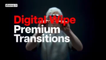 پروژه اماده افتر افکت Premium Transitions Digital Wipe