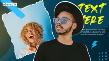 دانلود پروژه آماده افتراکت اسلایدشو Text