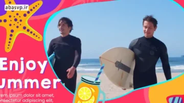 پروژه تفریحات تابستان Enjoy Summer افترافکت