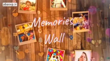 پروژه آلبوم خاطرات روی دیوار Memories Wall Cinematic