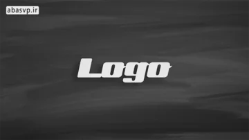 نمایش لوگو با افکت براش داوینچی ریزالو Brush Scribble Logo