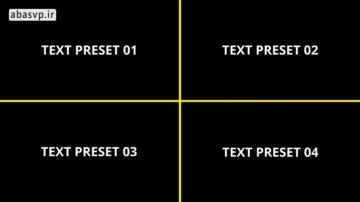 پروژه 30تایی پریست متنی داوینچی ریزالو 30 Text Preset
