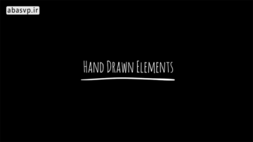 پروژه عناصر ترسیمی داوینچی Hand Drawn Elements