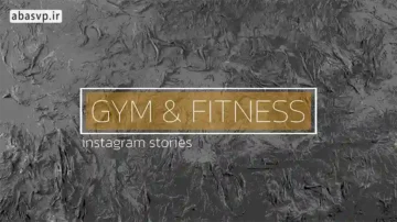 پروژه ورزشی فیتنس برای استوری Fitness Instagram داوینچی
