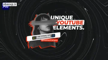 عناصر مخصوص یوتیوب YouTube Elements افترافکت