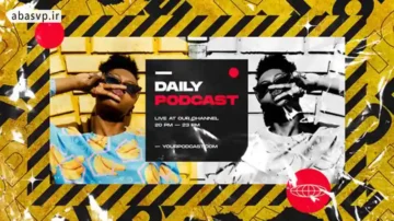 دانلود پروژه آماده افترافکت Podcast Opener یوتیوب