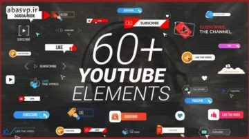 دکمه های سابکرایب یوتیوب Buttons Subscribe Pack