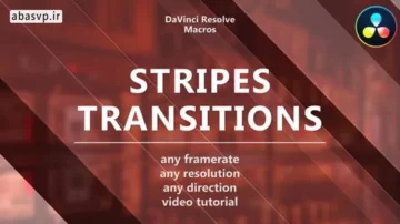 دانلود پروژه ترانزیشن های داوینچی Stripes Transitions
