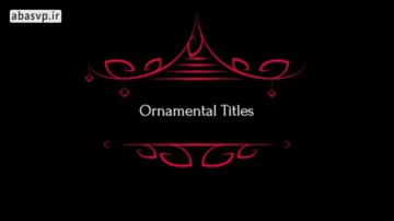 پکیج تایتل های فاینال کات پرو Ornamental titles