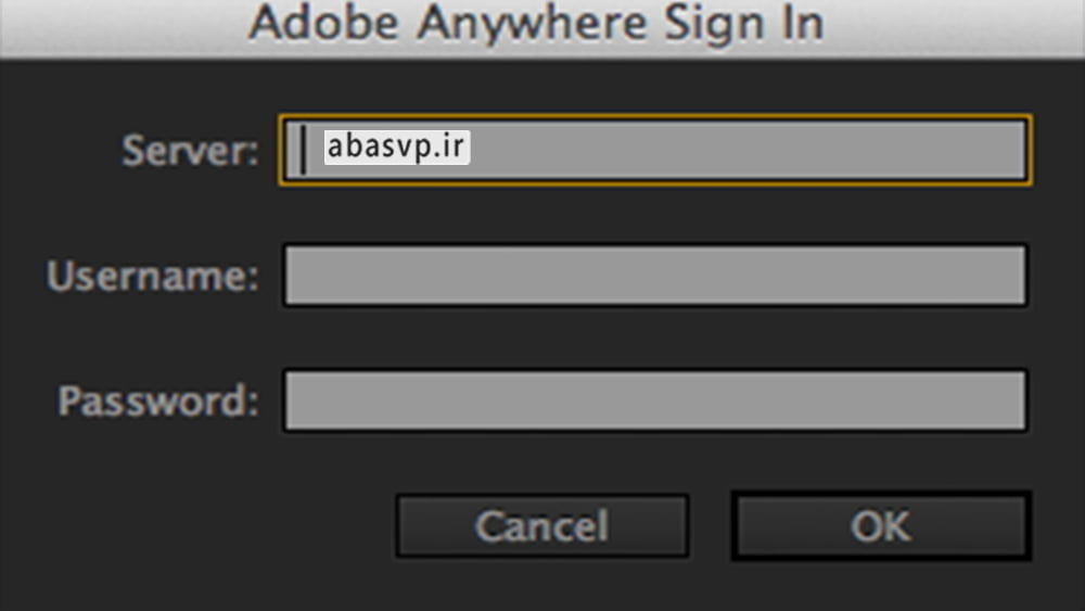 یکپارچه سازی Adobe Anywhere