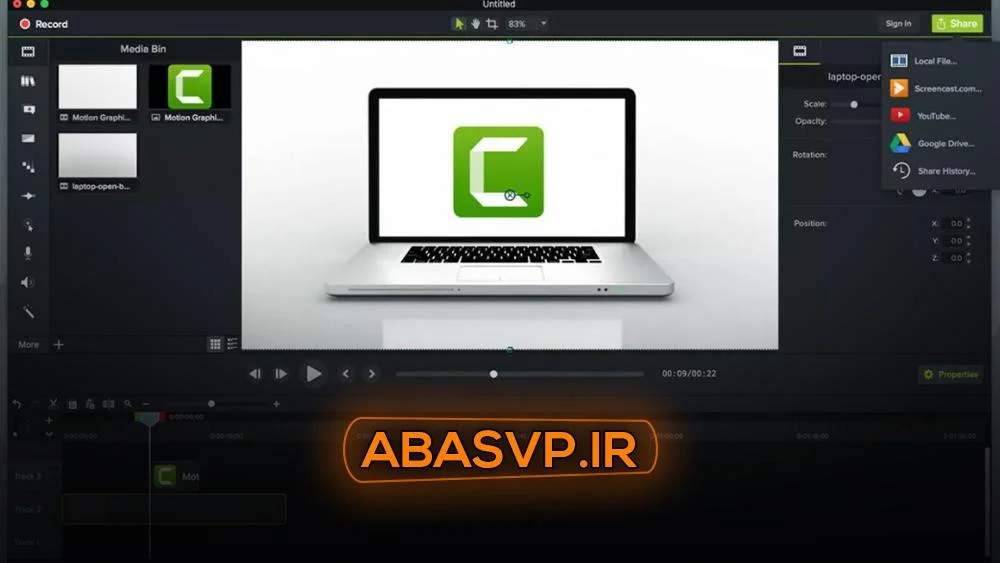 نرم افزار Camtasia