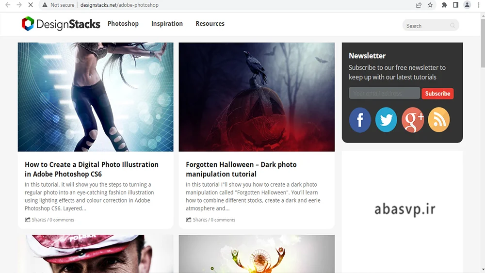 سایت Design Stacks