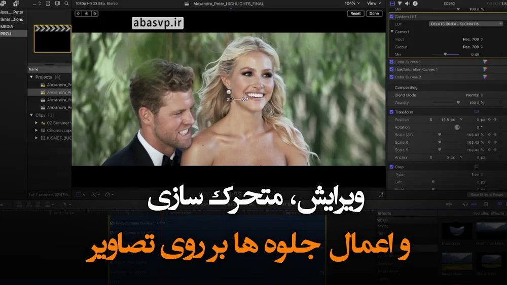 ویرایش و متحرک سازی تصاویر